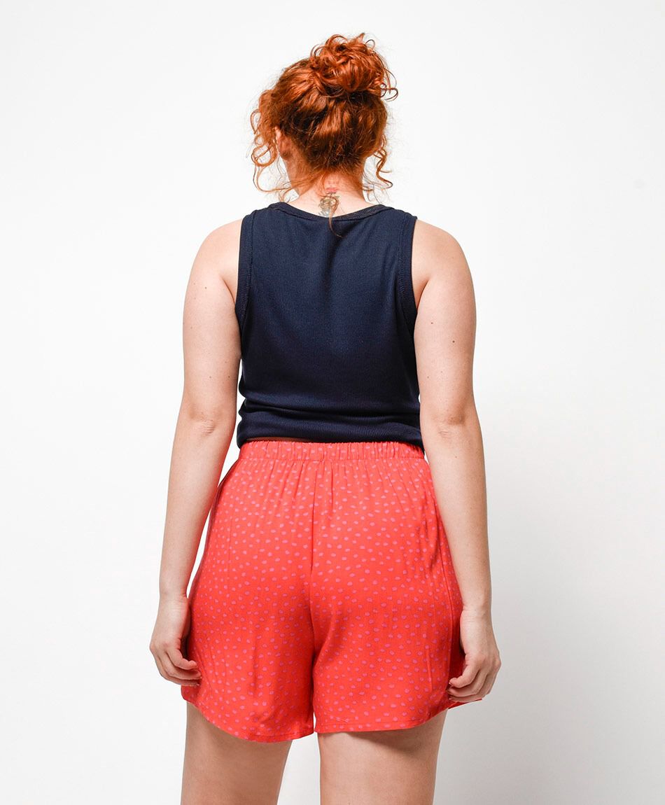 Short mujer lunares