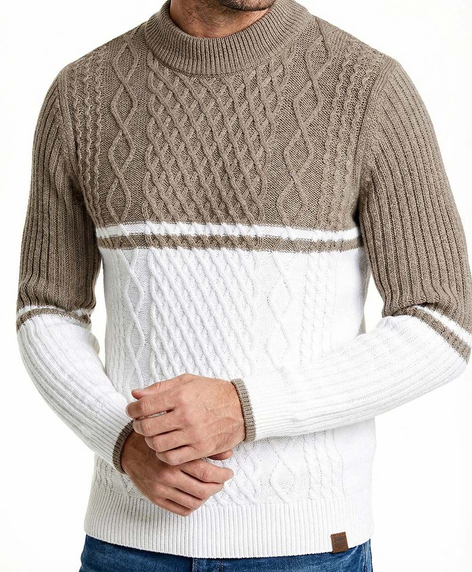Sweater hombre cafe mocka