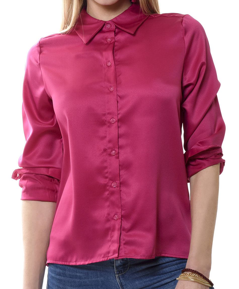 Blusa camisera satin
