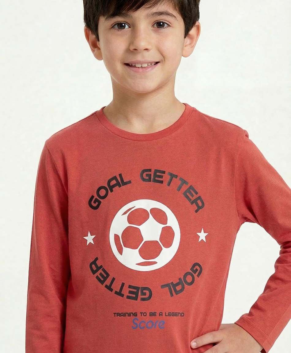 Remera ni&ntilde;o estampada deportes balones