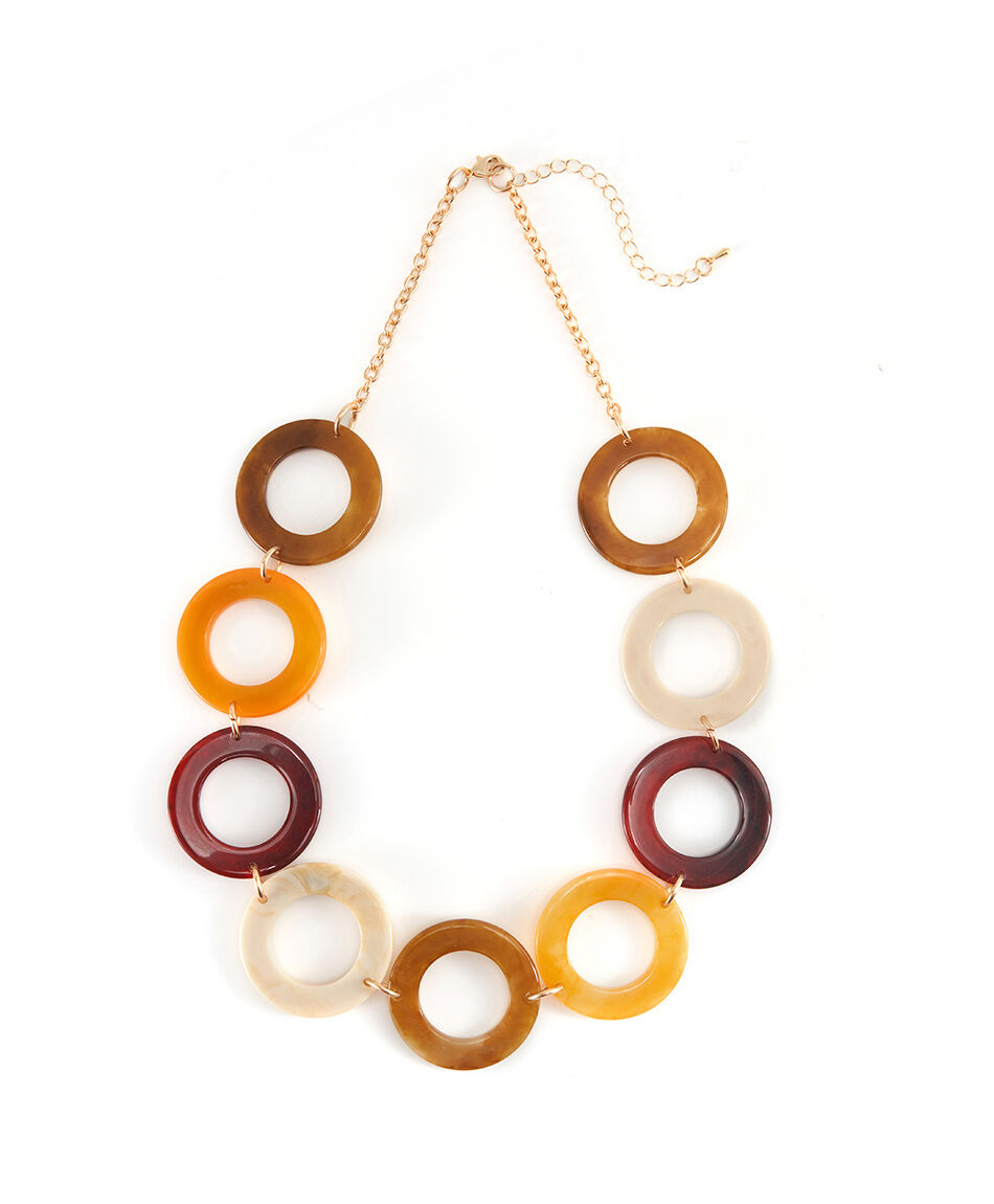 Collar mujer c&iacute;rculos