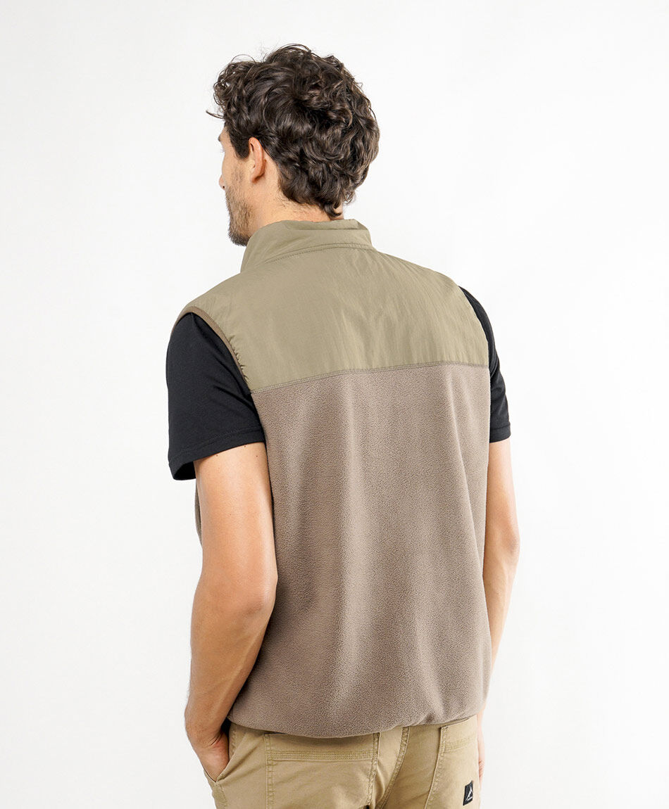 Buzo hombre sin mangas maxi bolsillo