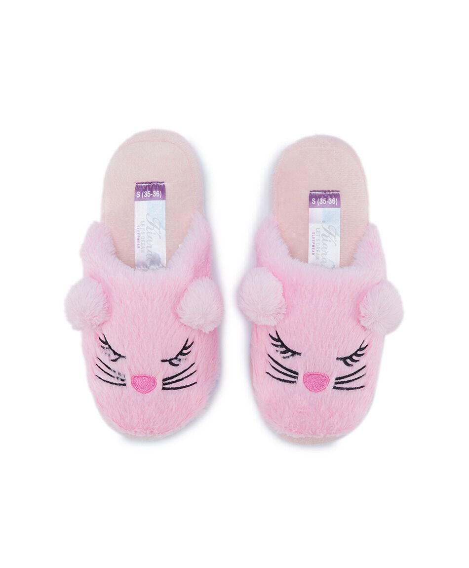 Pantuflas mujer dise&ntilde;o orejitas