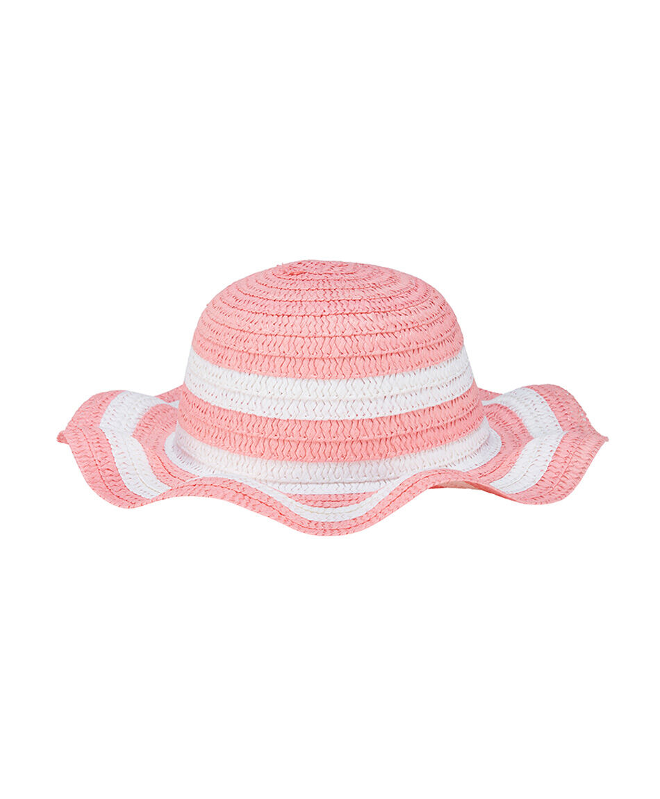 Sombrero ni&ntilde;a l&iacute;neas flores