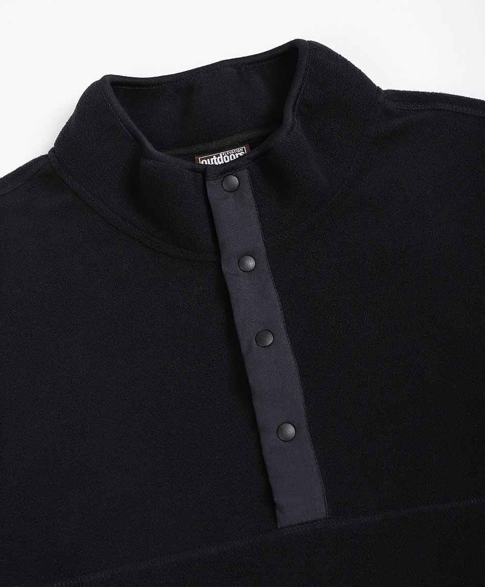 Buzo hombre polar con botones