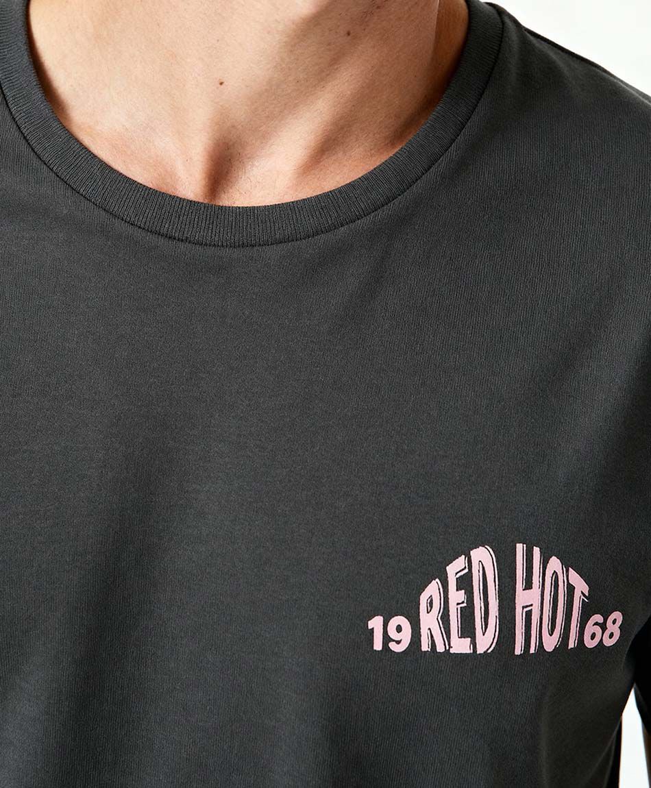 Remera hombre doble estampado c&iacute;rculo