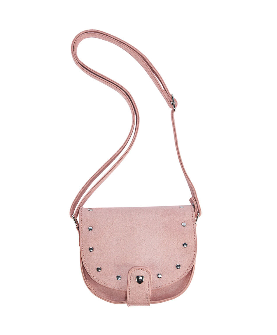 Cartera ni&ntilde;a dise&ntilde;o tachas rosa