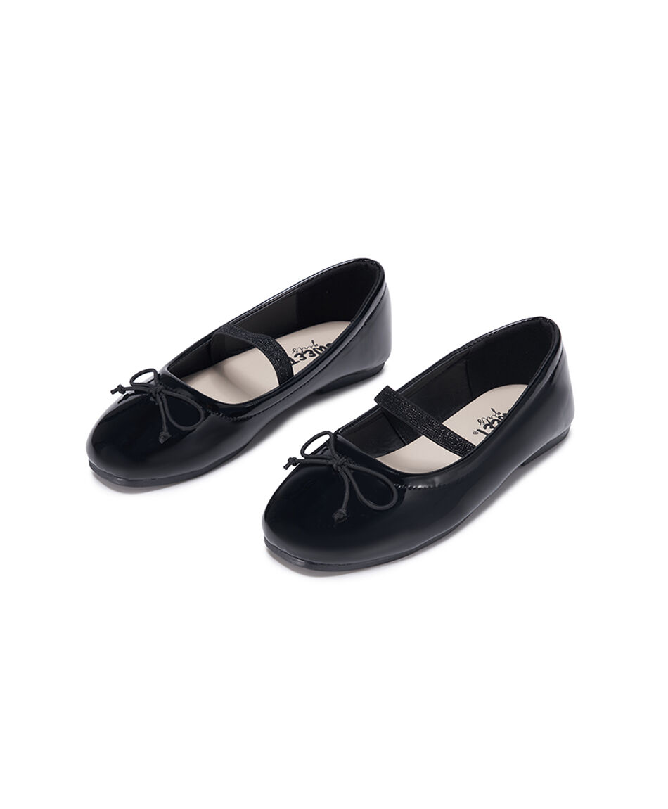 Ballerina infantil (26 a 31) charol negra