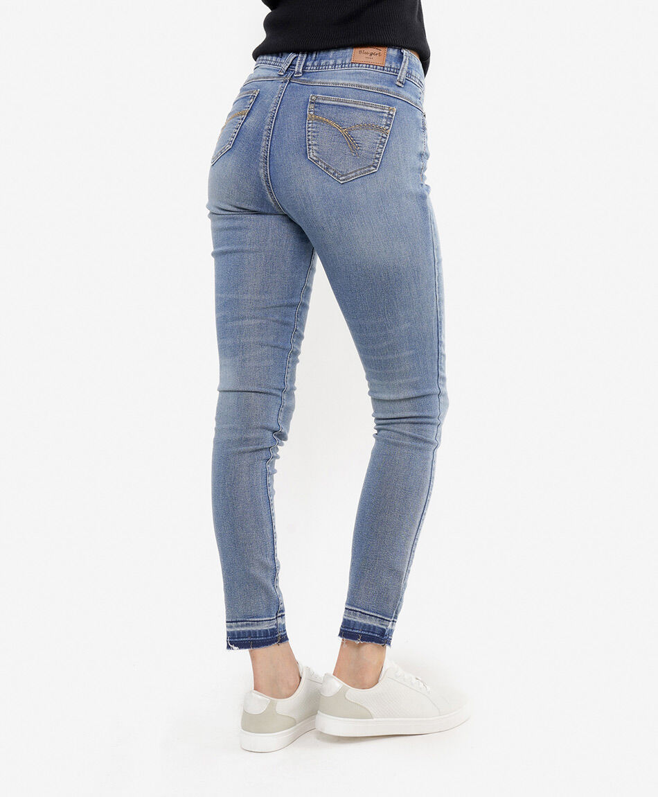 Jeans mujer desgastado skinny fit