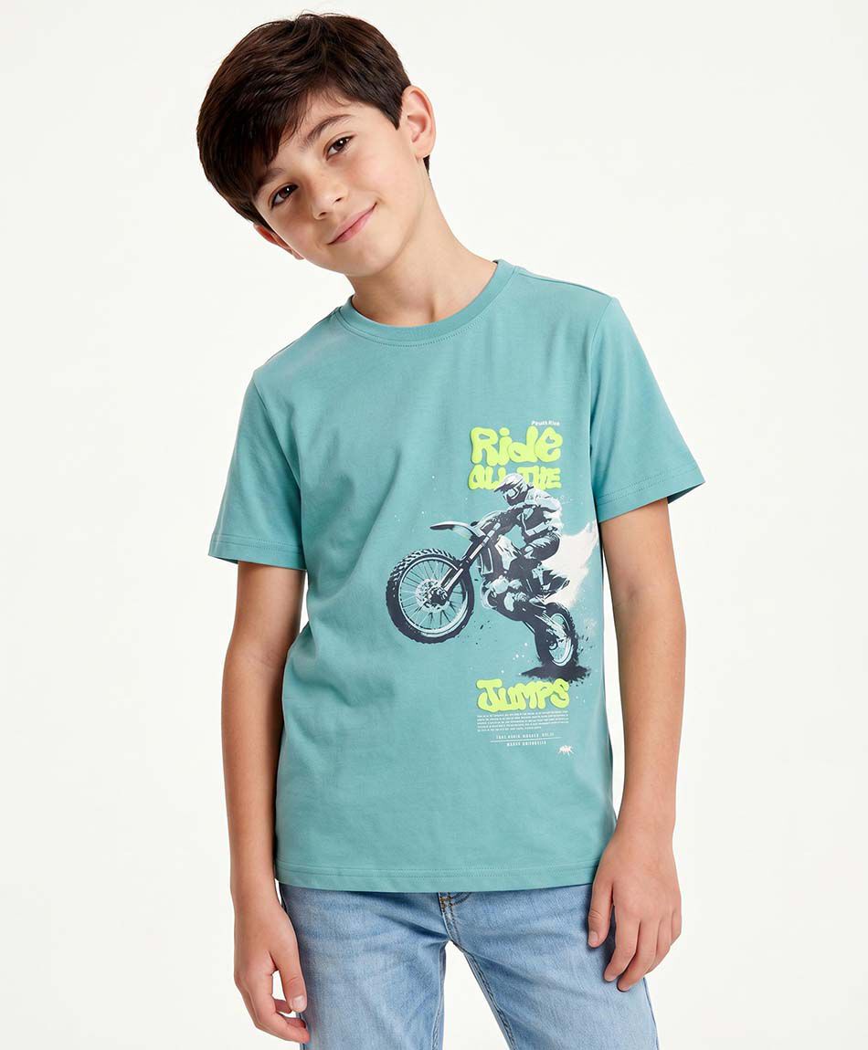 Remera ni&ntilde;o moto