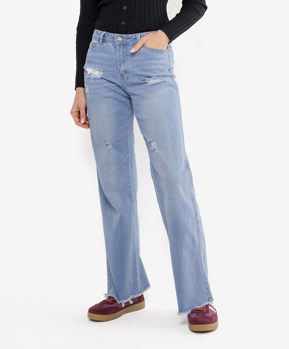 Jeans mujer wide leg