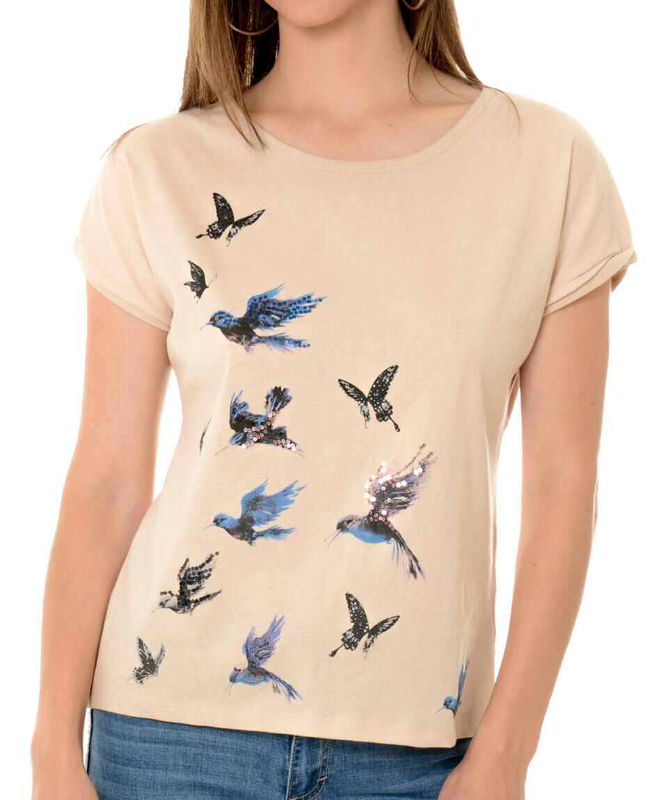 Polera pajaros