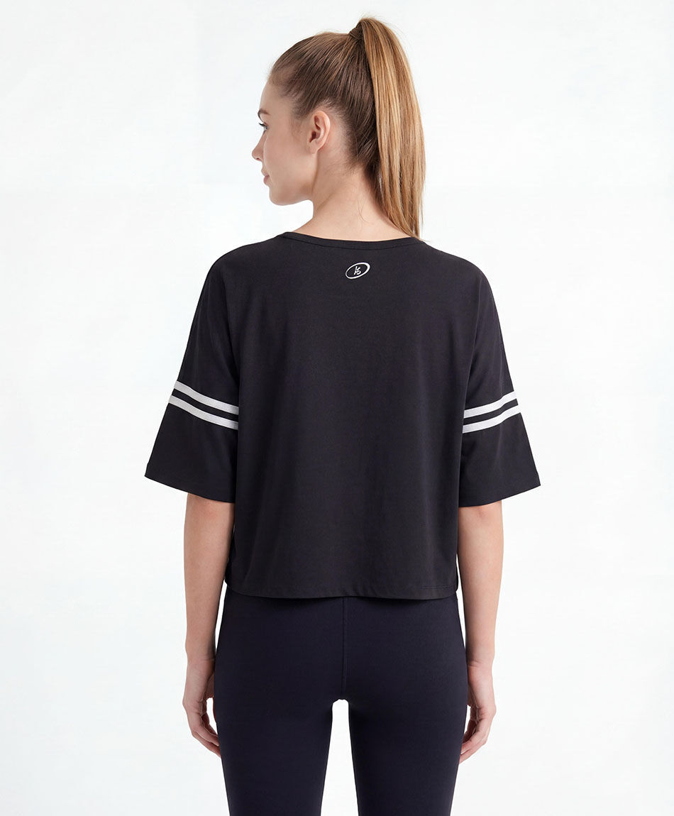 Remera deportiva mujer doble l&iacute;nea