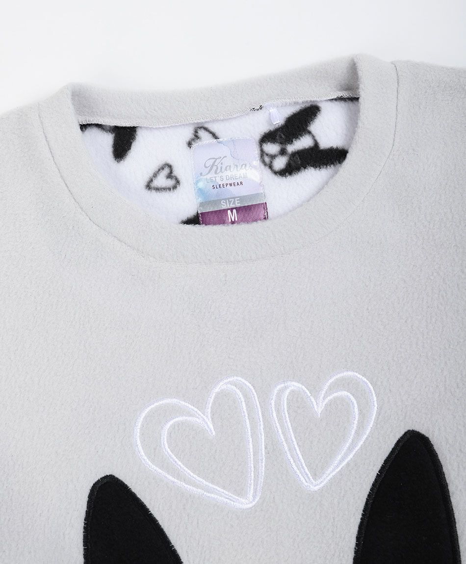 Pack pijama + calcetines mujer polar perrito