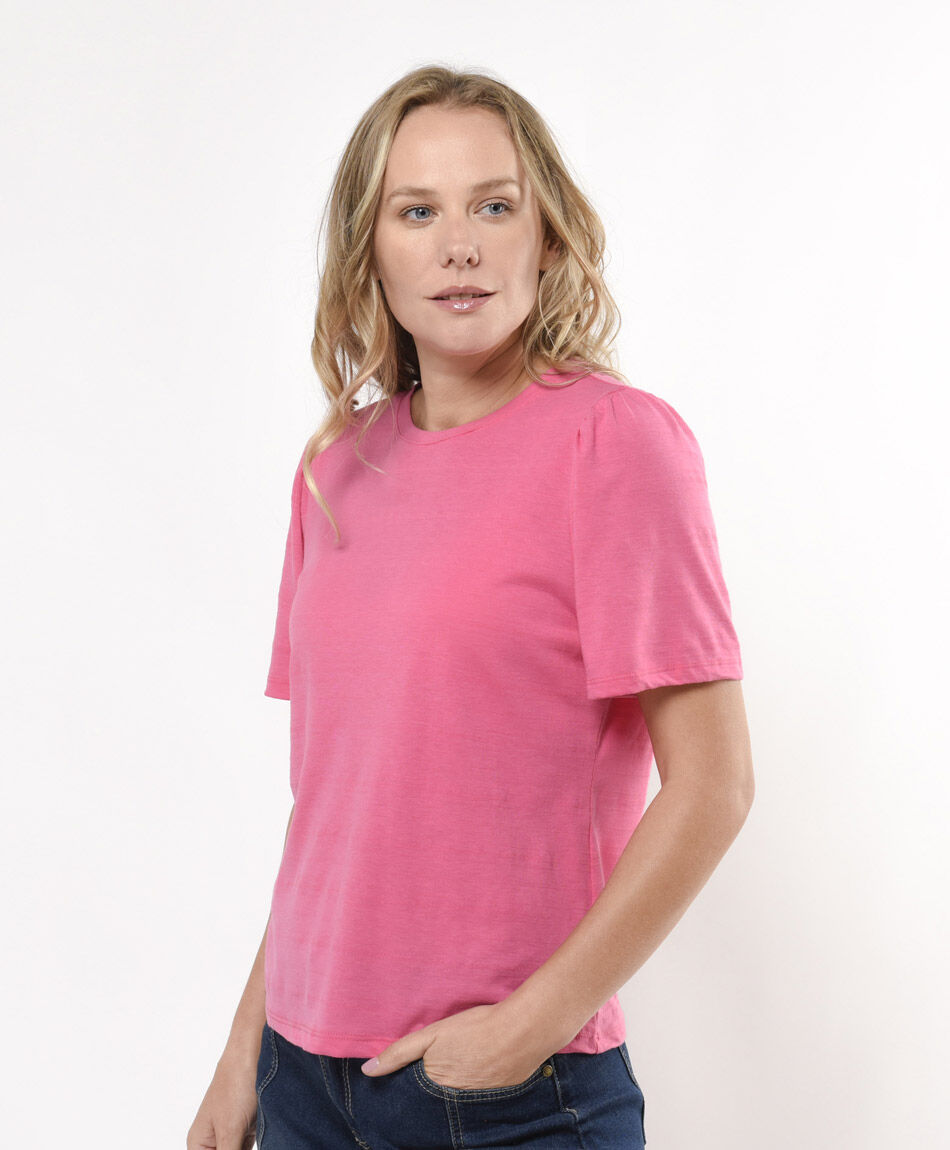 Remera mujer textura l&iacute;neas