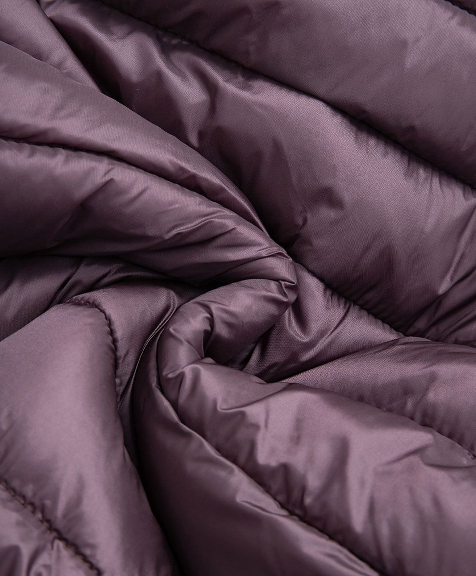 Parka ni&ntilde;a con capucha purple