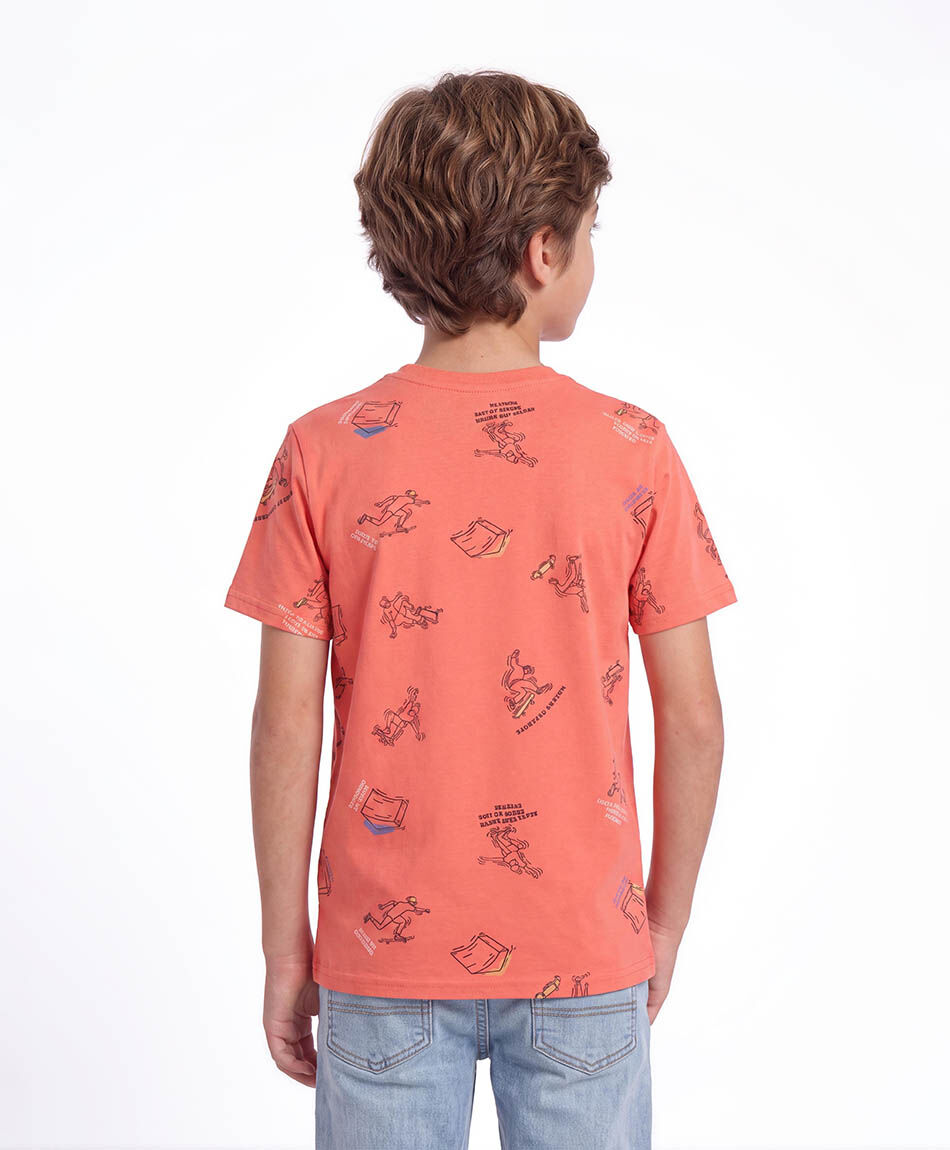 Remera nino trucos skate