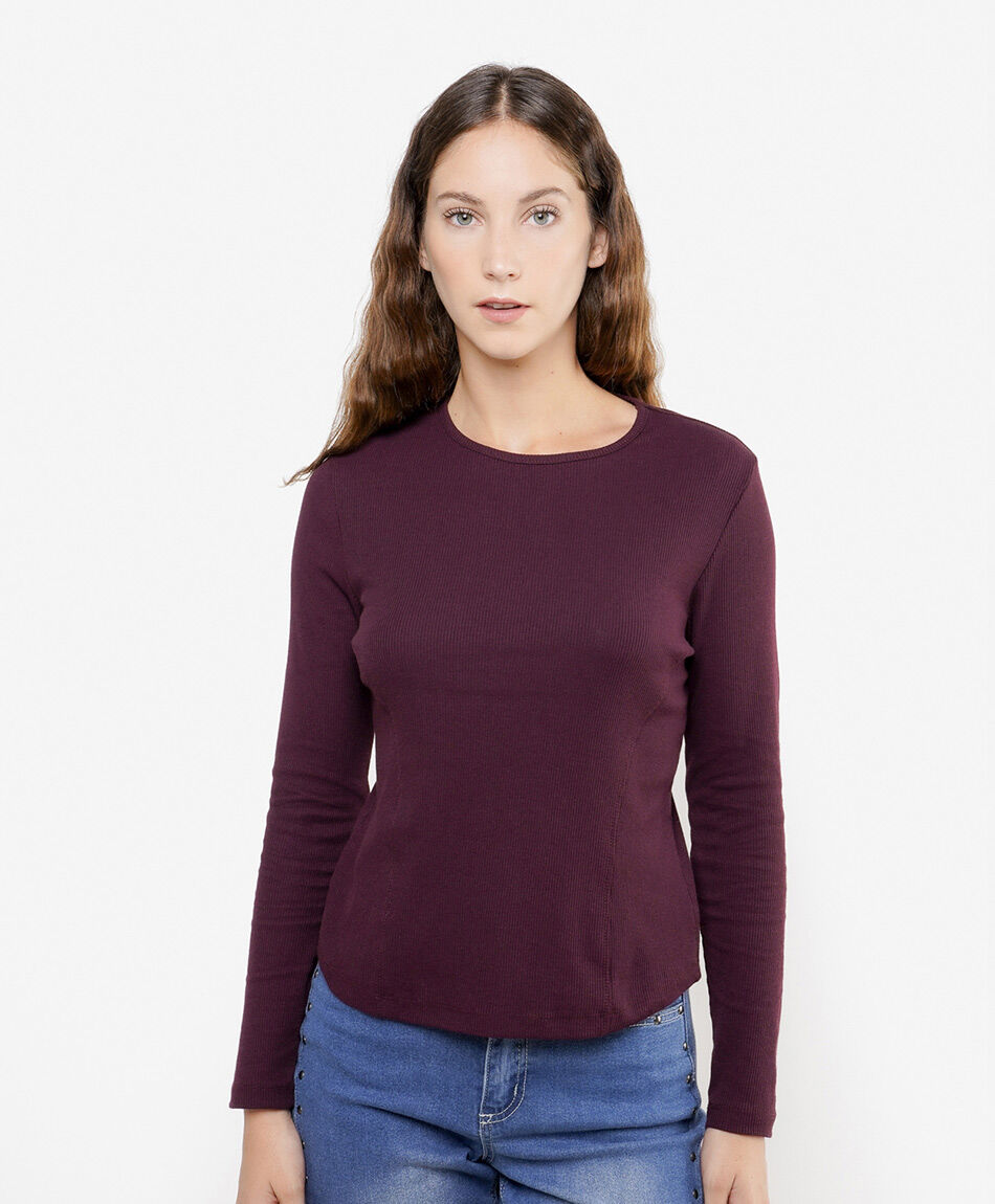 Remera mujer canal&eacute; ajustada