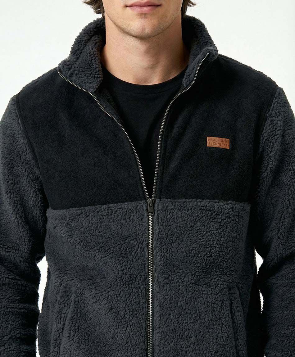 Campera hombre mix sherpa