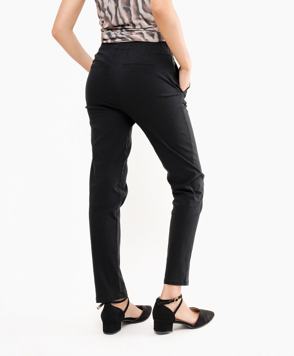 Pantal&oacute;n mujer botones dorados