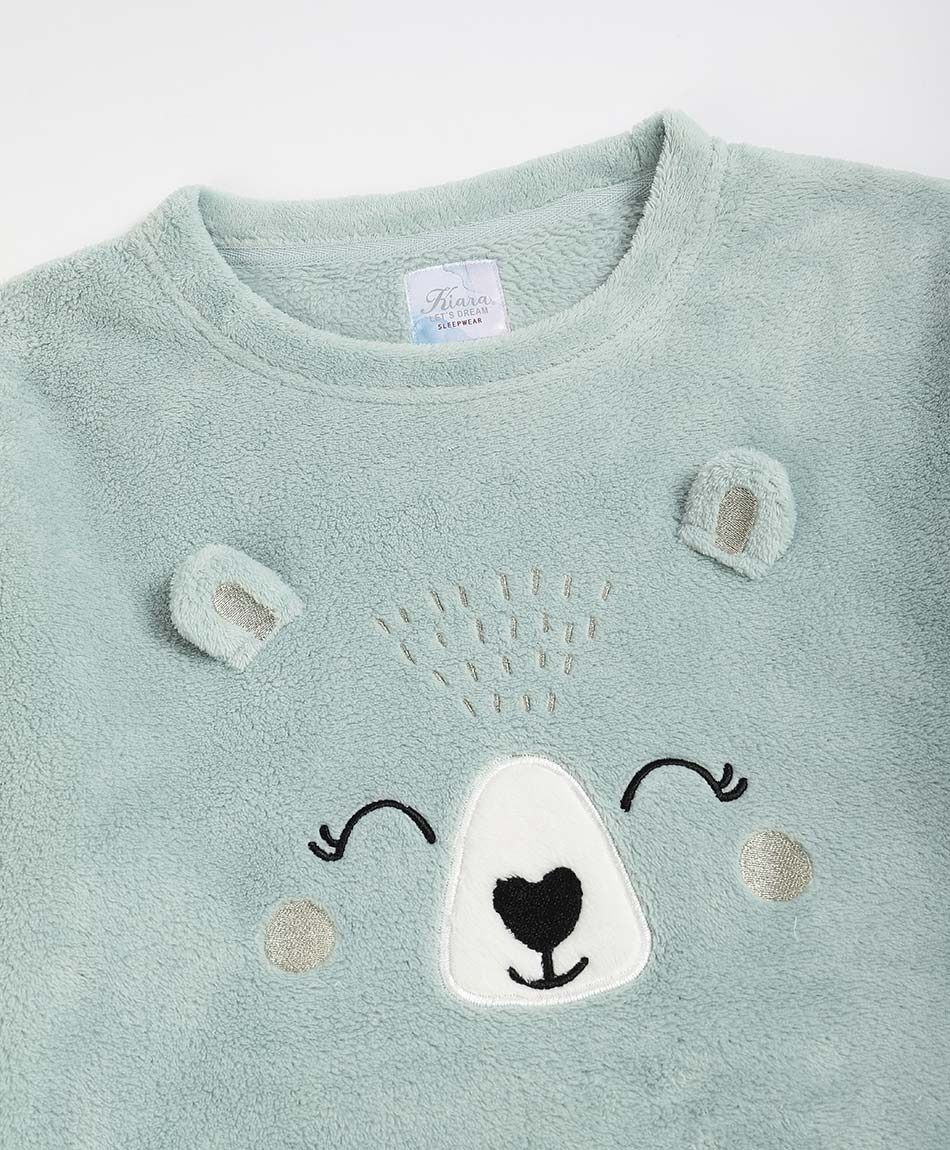 Pijama mujer polar bear face