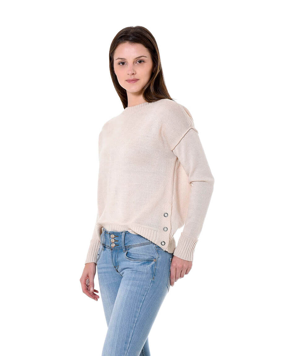 Jeans mujer pretina alta skinny fit