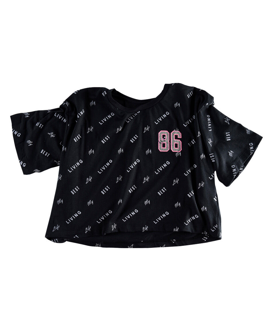 Polera estampada