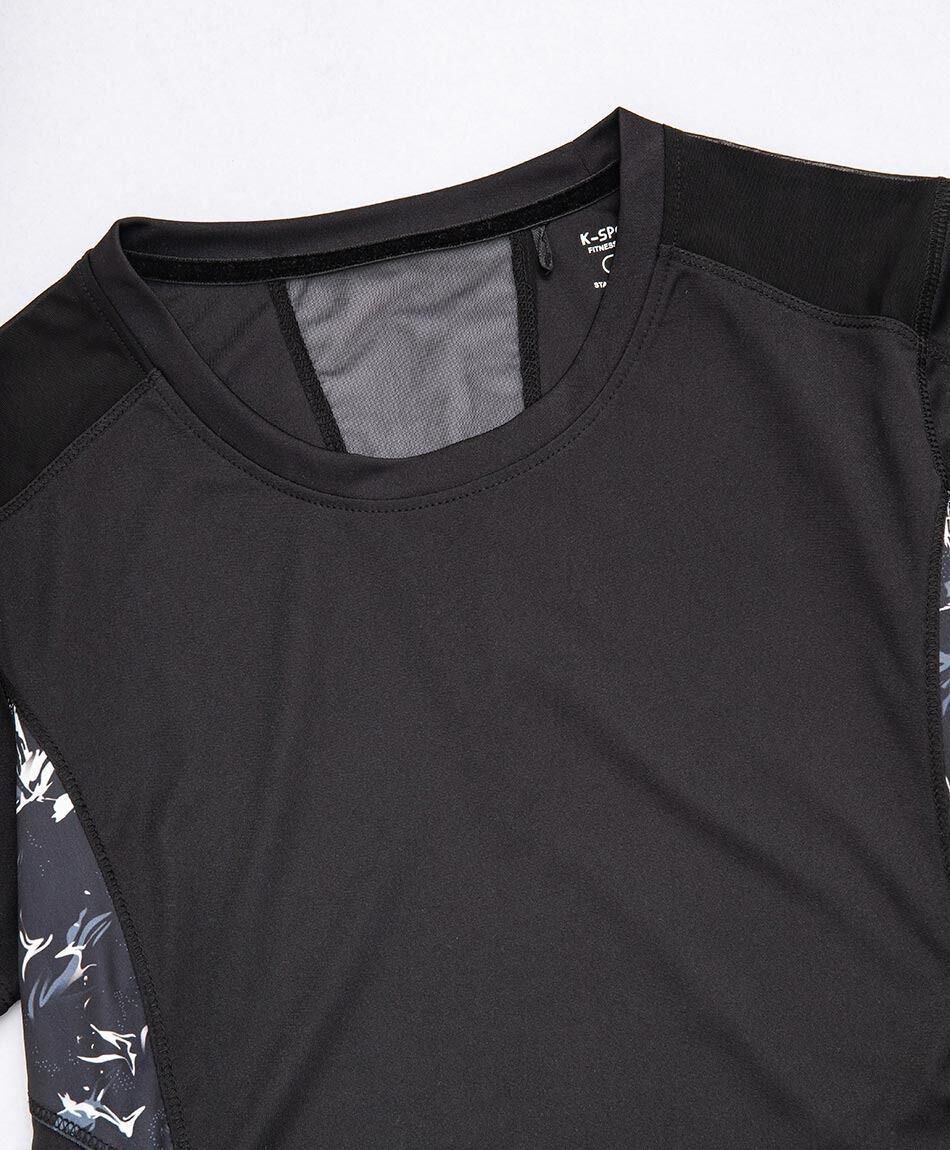 Remera deportiva mujer print dise&ntilde;o
