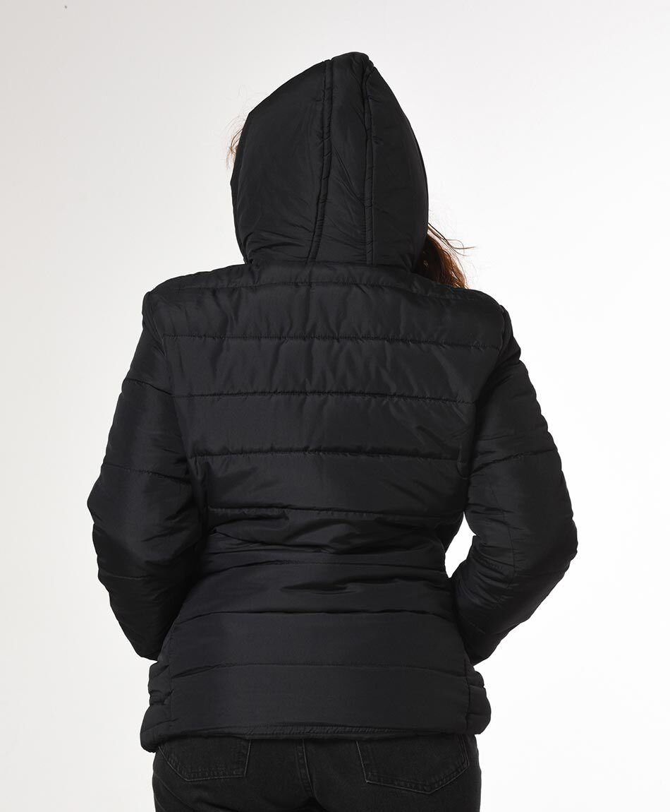 Parka capucha broches