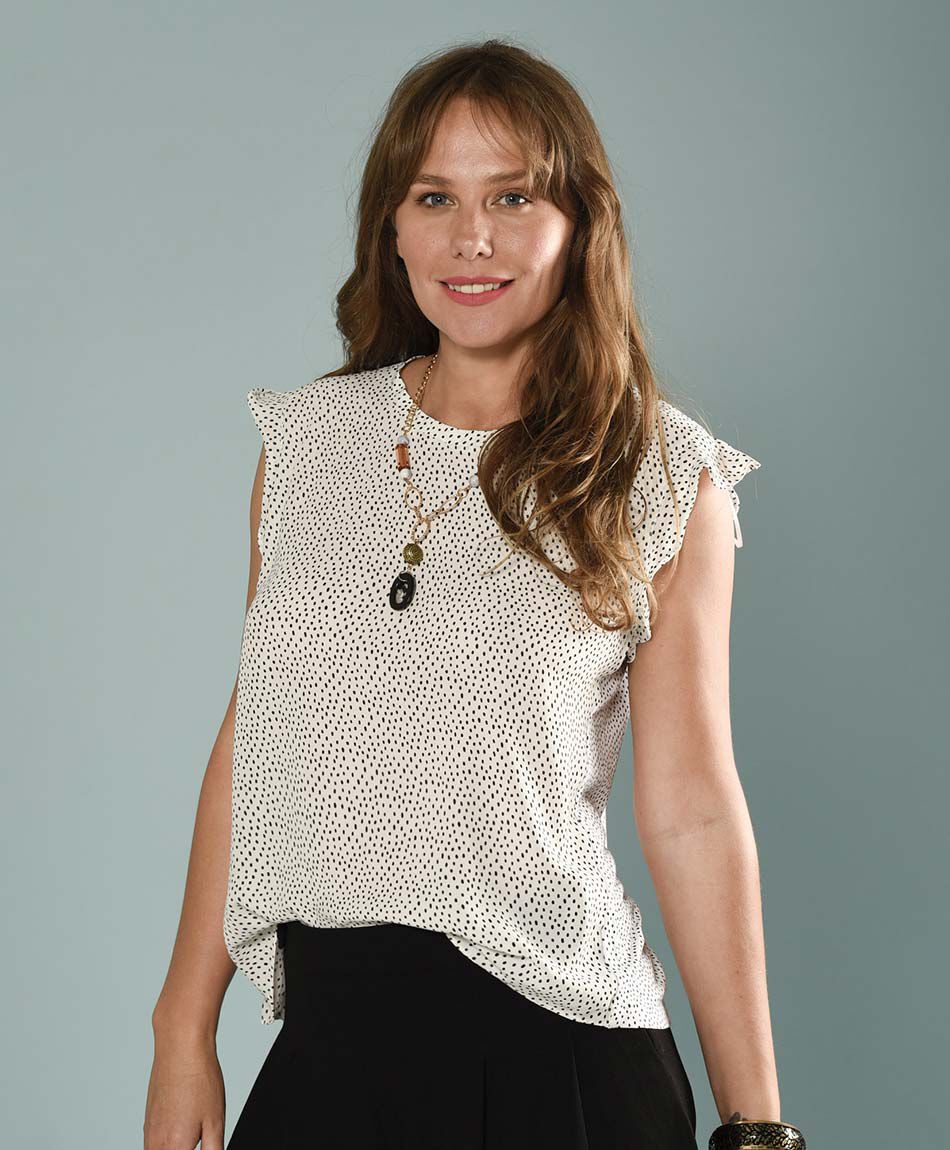 Polera estampada