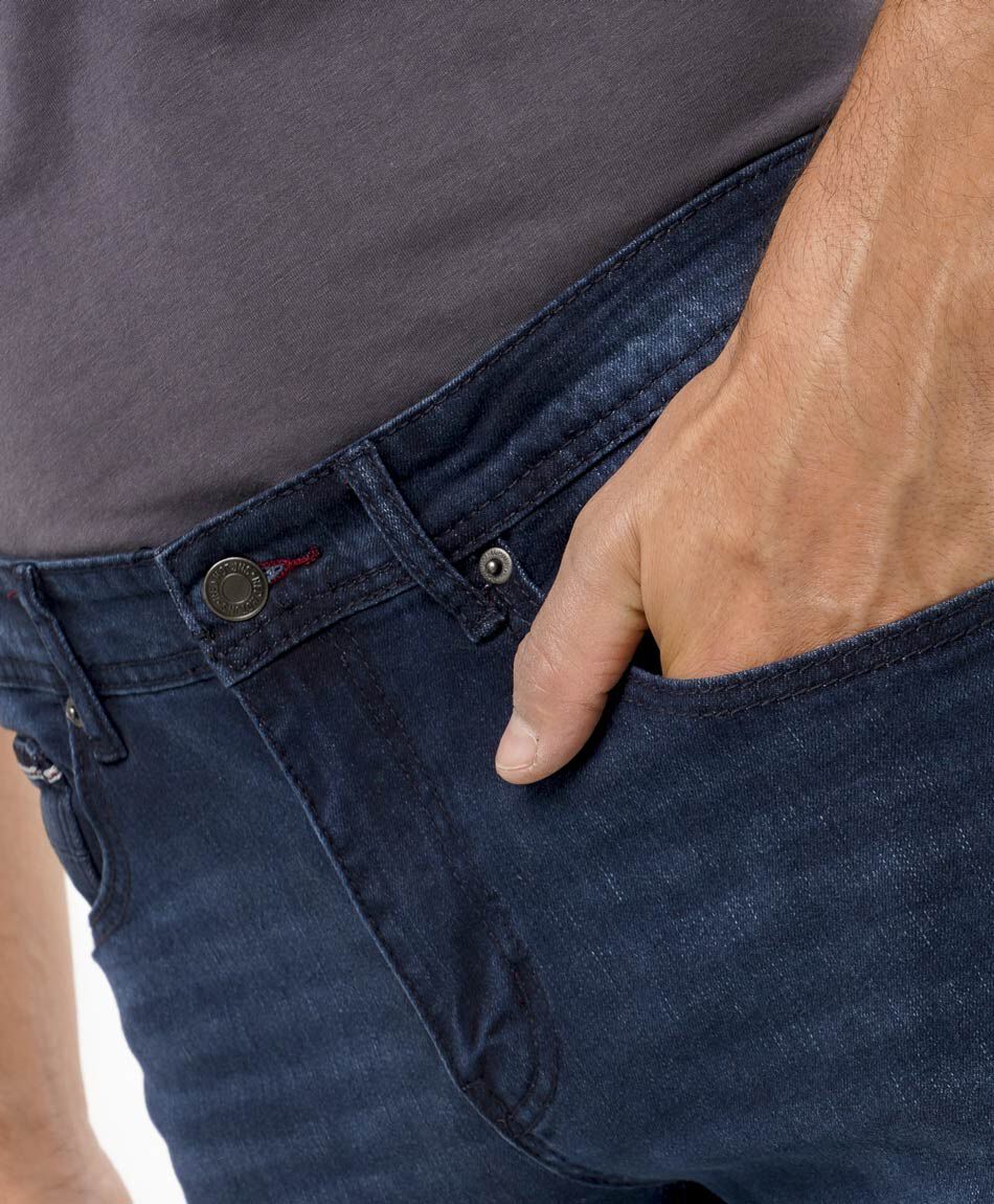 Jeans hombre azul super skinny fit