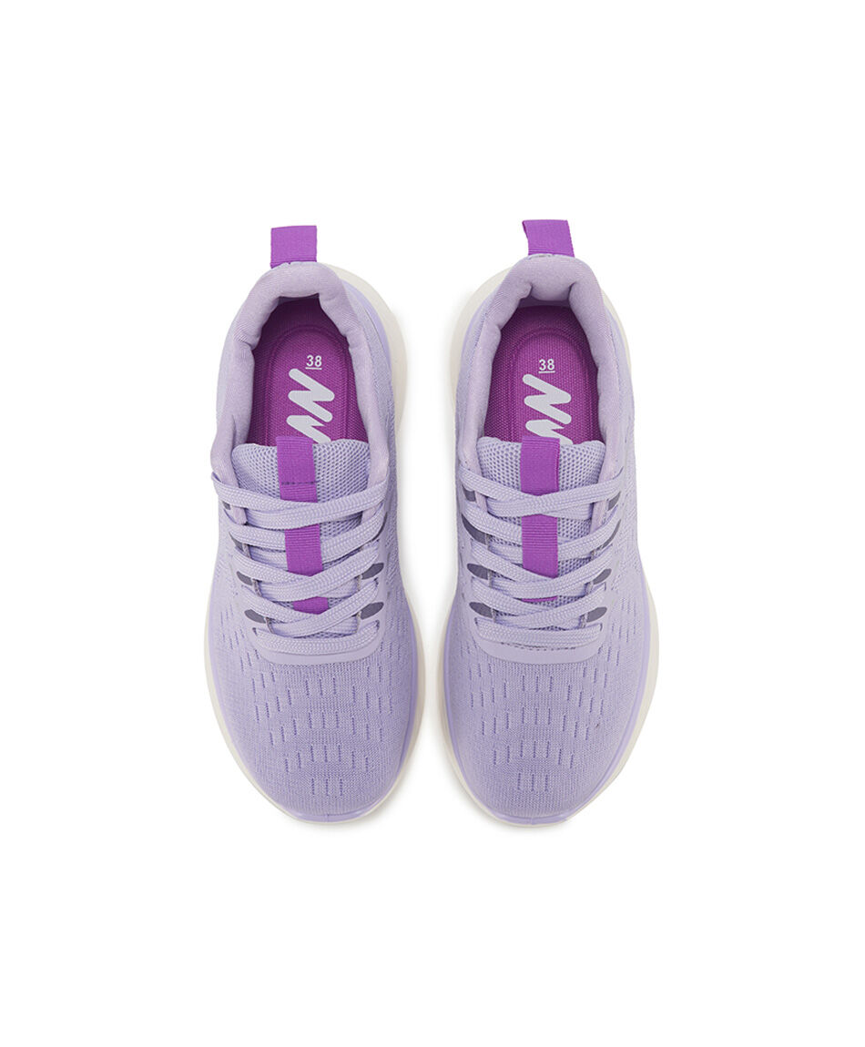 Zapatilla deportiva mujer malla lila