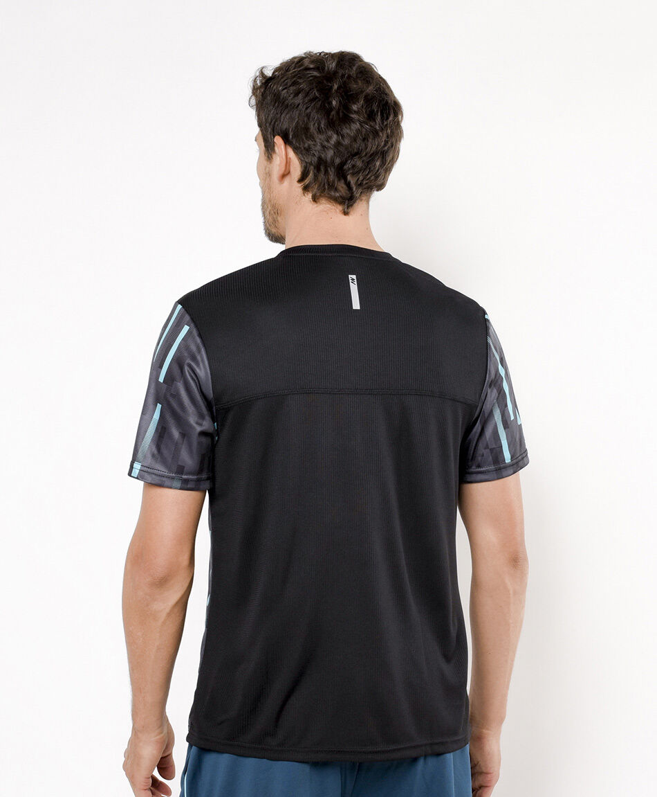Remera deportiva hombre print l&iacute;neas