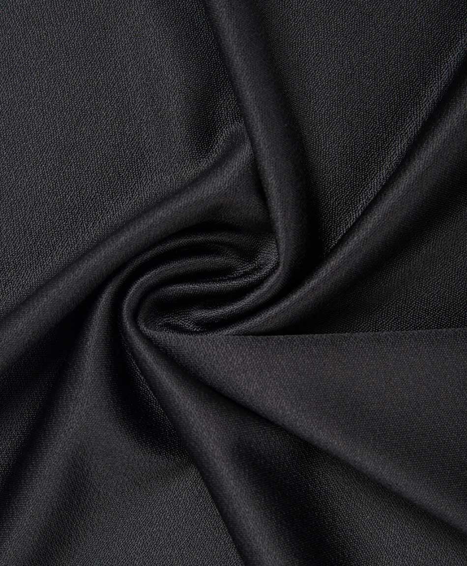 Remera mujer asimetrica lazo negra