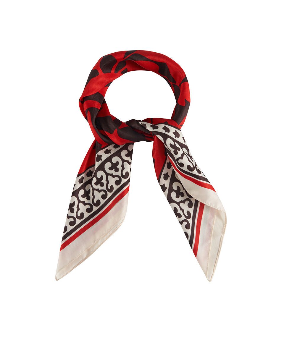Pa&ntilde;uelo mujer dise&ntilde;o rojo