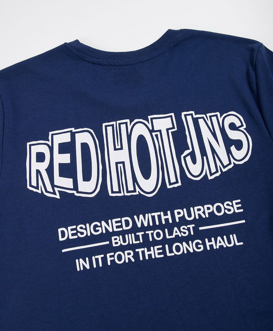 Remera hombre red hot doble estampado
