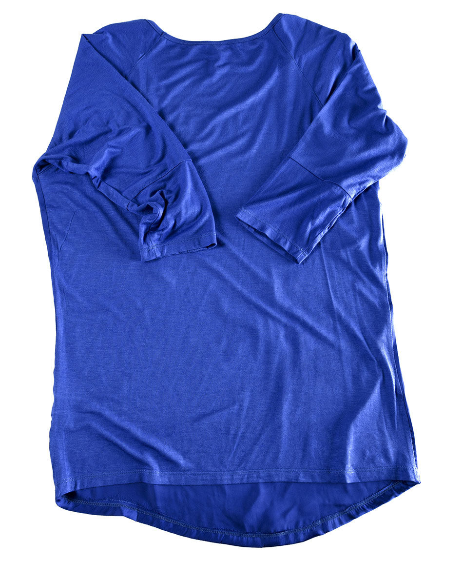 Polera mixta satin