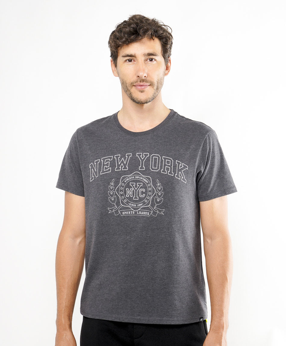 Remera deportiva hombre new york