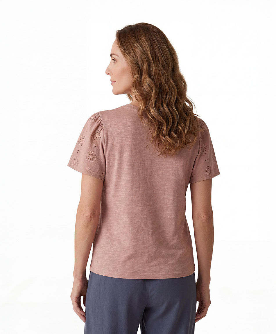 Remera mujer manga globo
