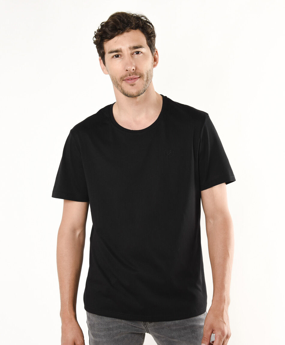 Remera hombre b&aacute;sica lisa
