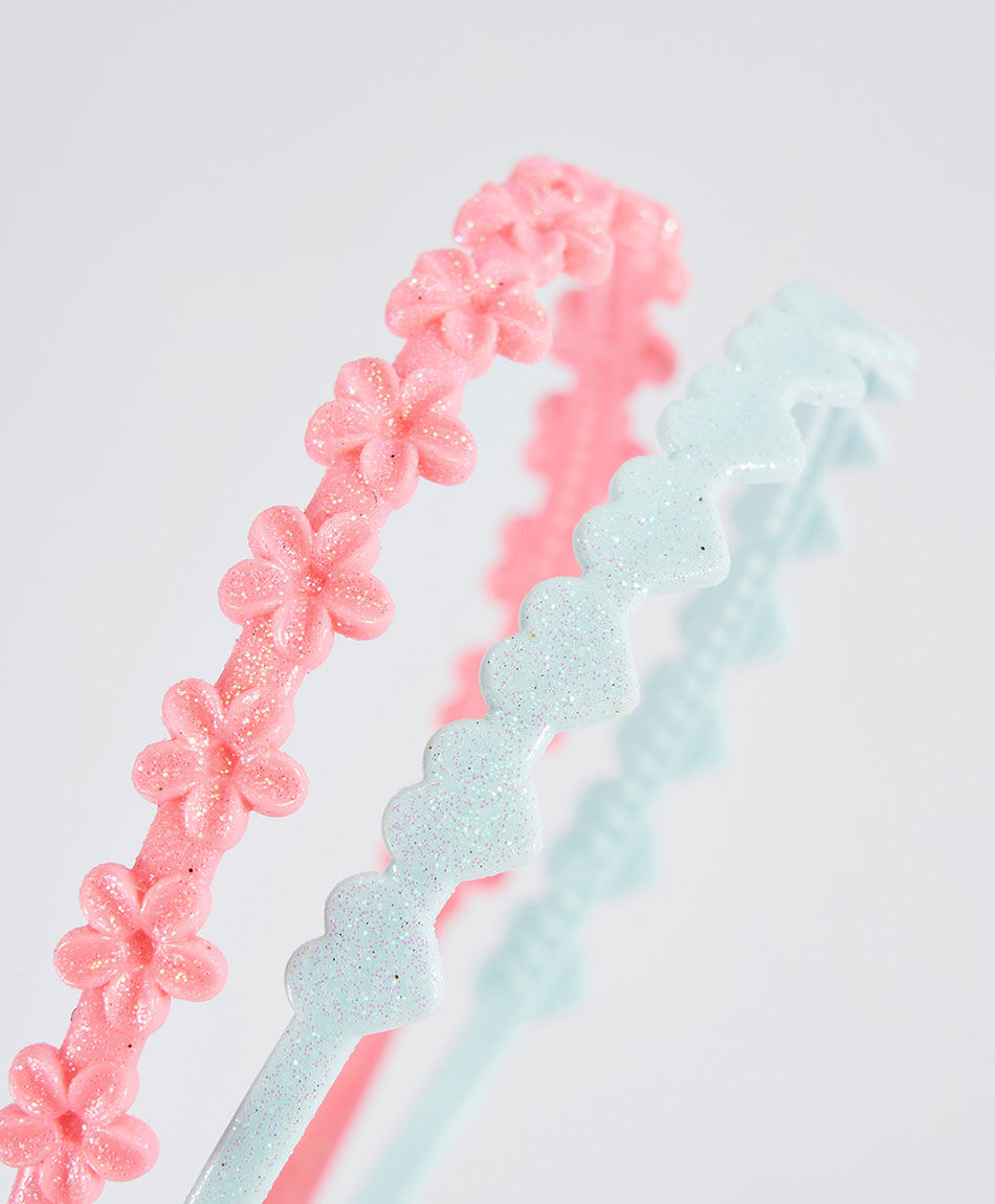 Pack 2 cintillo infantil brillos