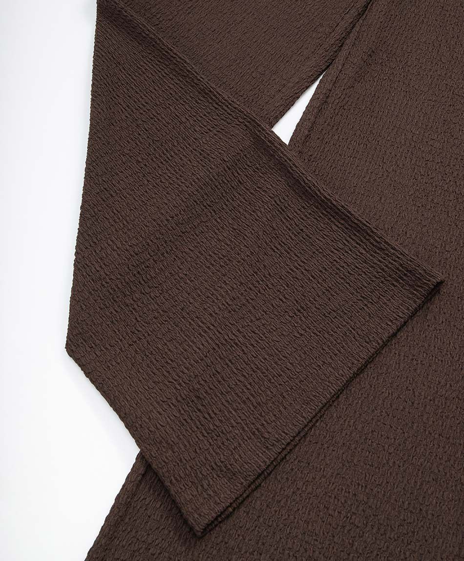 Pantal&oacute;n mujer wide textura
