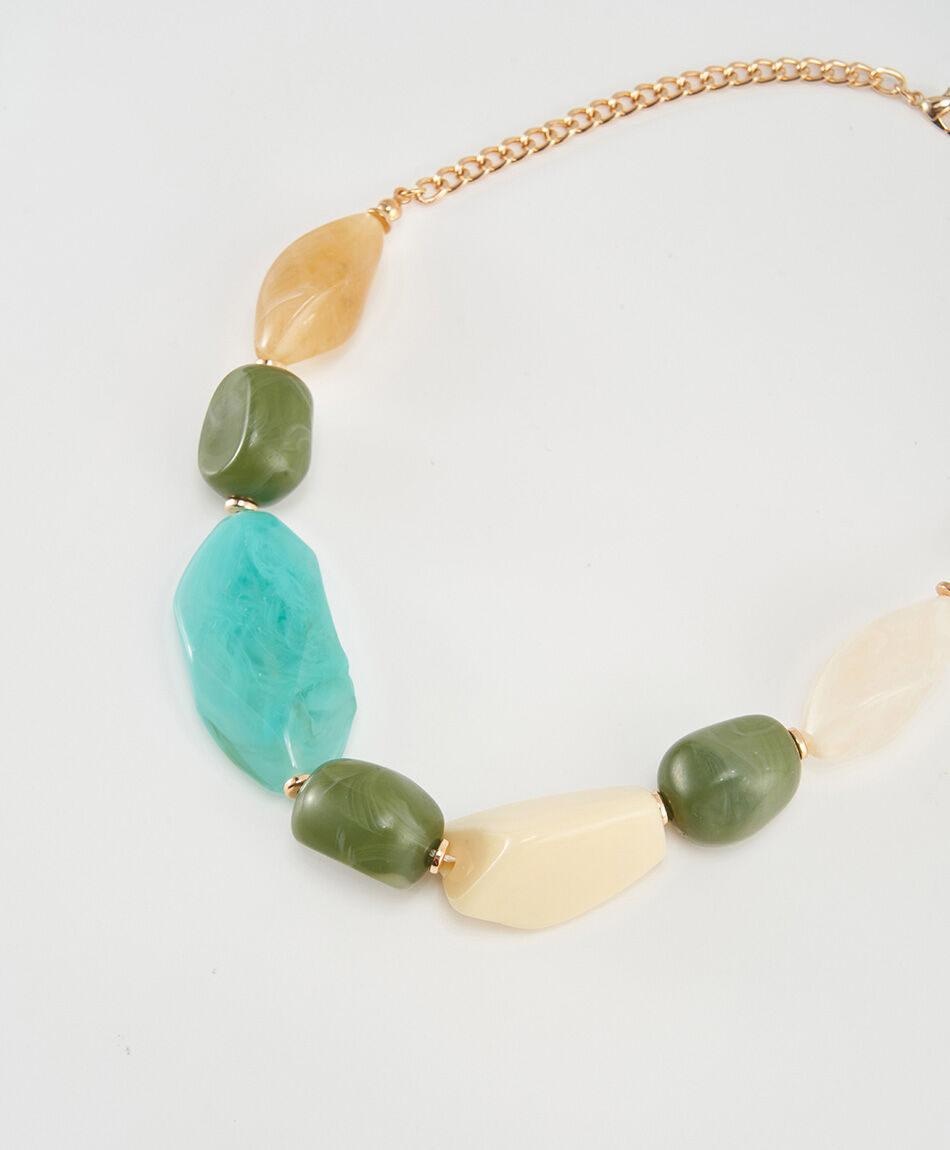 Collar mujer piedras mix