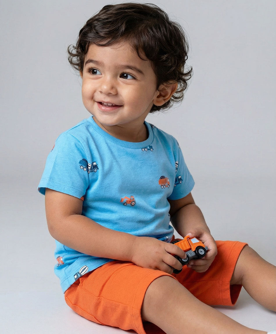 Remera beb&eacute; construcci&oacute;n