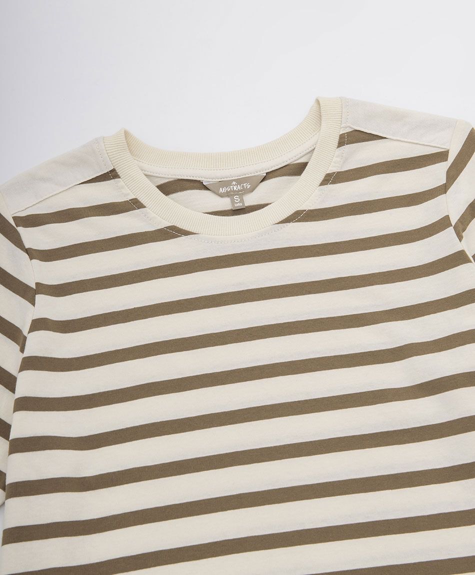 Remera mujer rayas bicolor