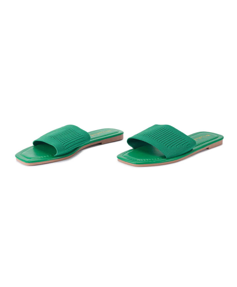 Sandalia mujer estilo tejida