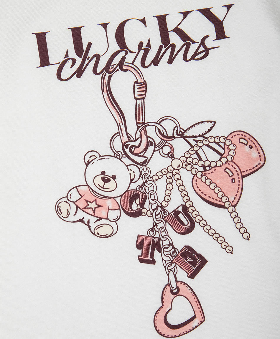 Polera ni&ntilde;a estampado lucky charns