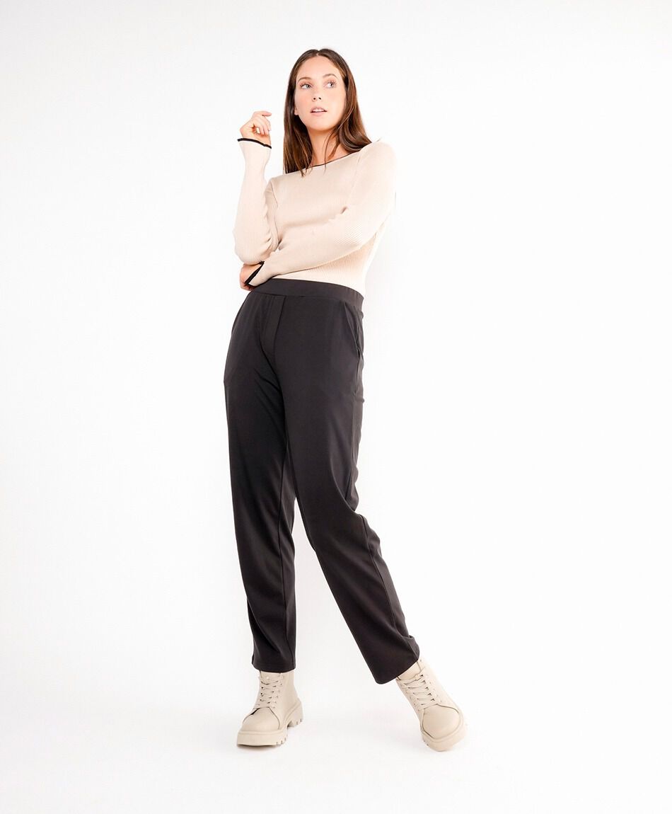 Pantal&oacute;n mujer el&aacute;stico c&oacute;modo