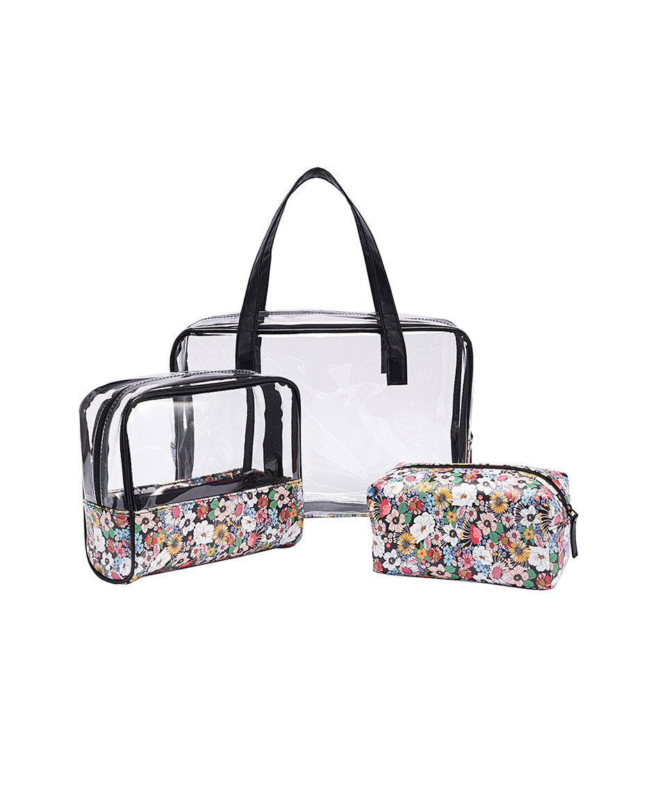 Set bolso mujer flores