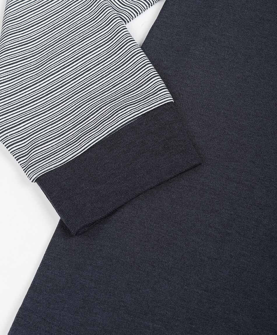 Pijama hombre cuello v descanso suave